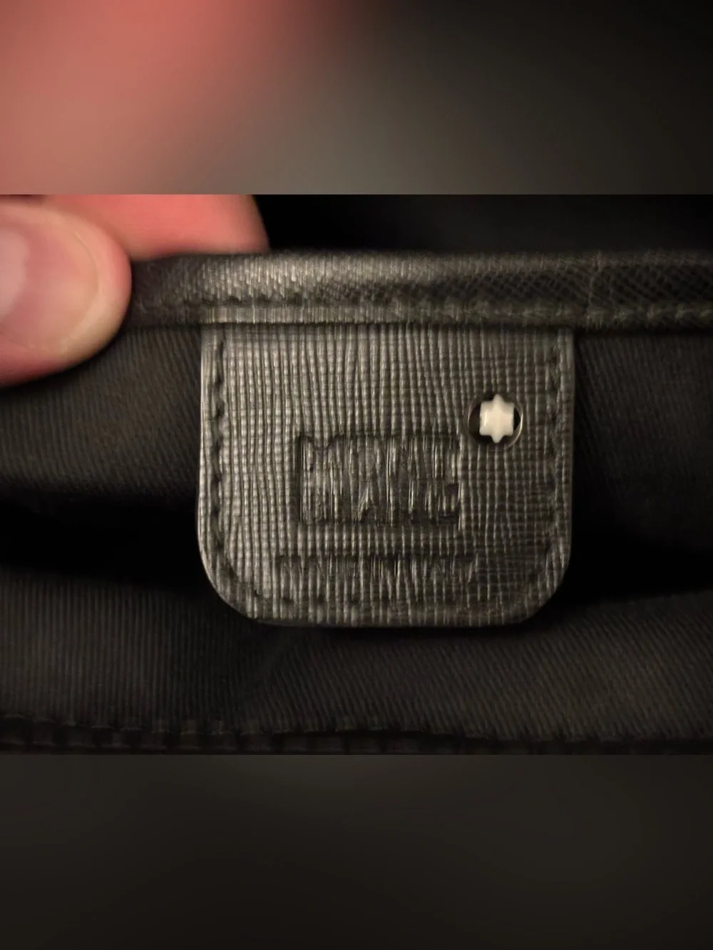 Montblanc Night Flight Messenger Bag black